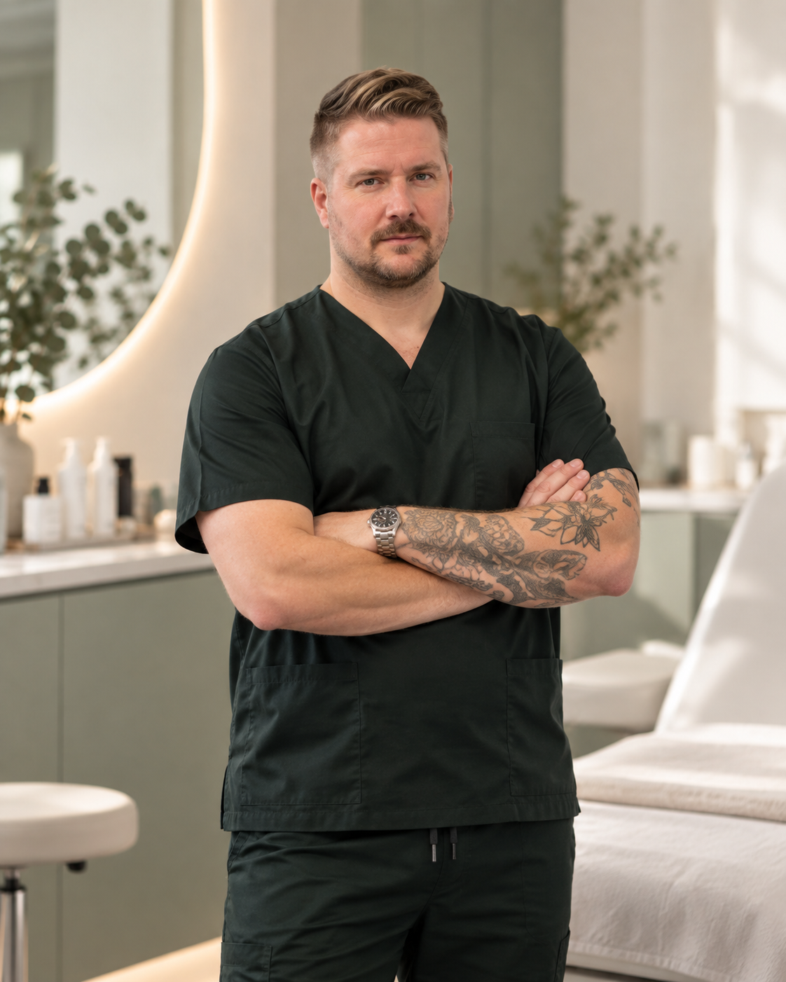 Jonas Kesti klinikkaympäristössä